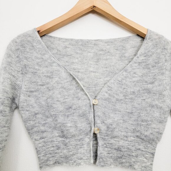 Jacquemus Le Cardigan Alzou in Grey 34 2 - Picture 3 of 7